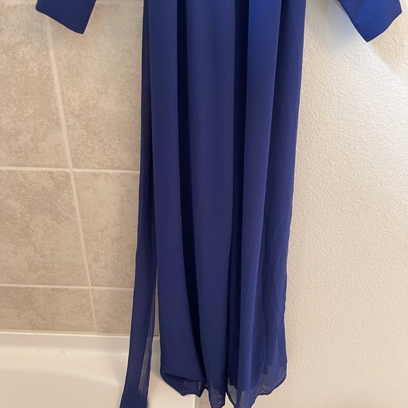 Fashion Nova Chiffon Jumpsuit - Picture 6 of 8